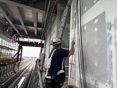 Construction of low-pollution gas fire extinguishing system on 2F of G15 (formerly G14) station