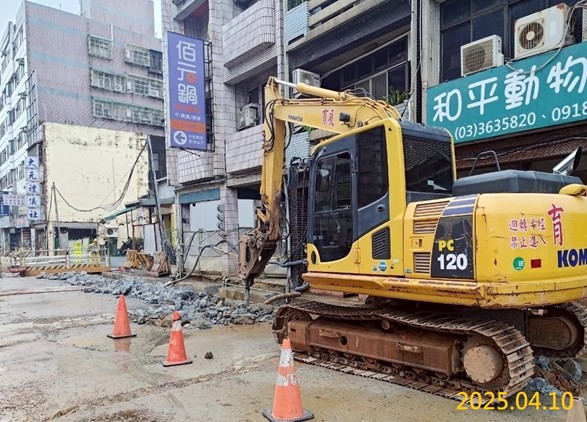G04 station temporary drainage construction