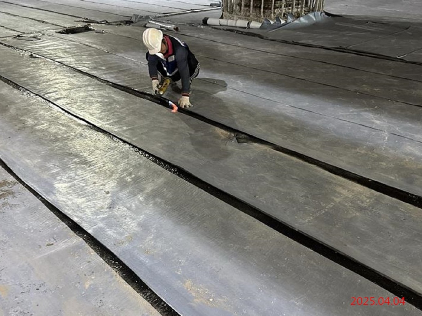 GG07_Structural B5F waterproof membrane application