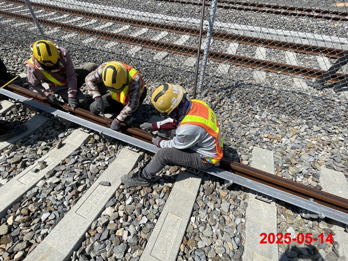 Track construction at Beijing Machine Works